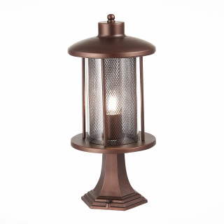 SL080.405.01 Светильник уличный наземный ST-Luce Темный кофе/Прозрачный, Темный кофе E27 1*60W