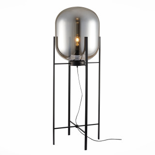 SL1050.725.01 Торшер ST-Luce Черный/Дымчатый E27 1*40W (из 2-х коробок)
