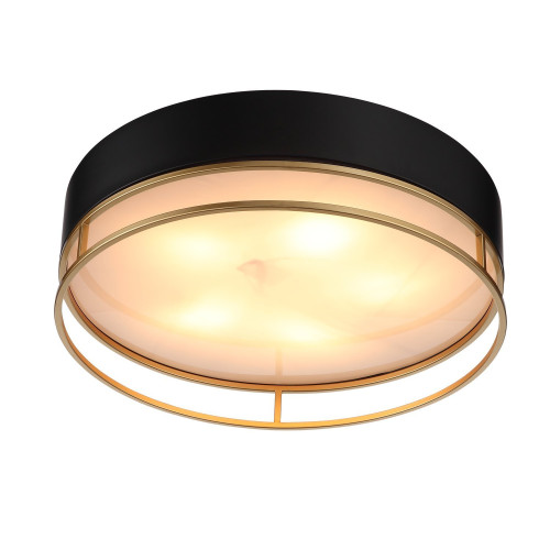 SL1127.432.05 Светильник потолочный ST-Luce Черный, Матовое золото/Белый E27 5*40W