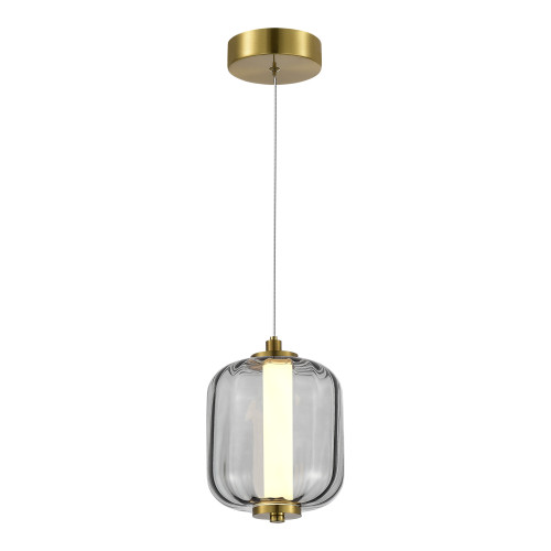 SL1193.313.01 Подвес ST-Luce Латунь/Дымчатый LED 1*10,8W 3000K