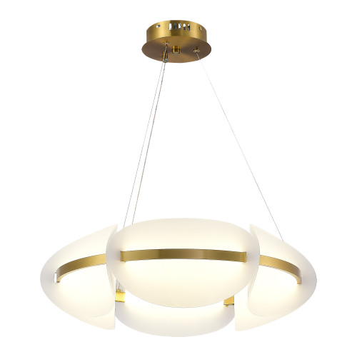 SL1304.203.45 Люстра подвесная ST-Luce Золотистый/Белый LED 1*45W 3000K