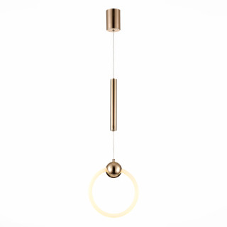 SL1578.203.01 Подвес ST-Luce Золотистый/Золотистый, Белый LED 1*15W 3000K