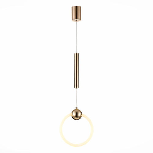 SL1578.203.01 Подвес ST-Luce Золотистый/Золотистый, Белый LED 1*15W 3000K