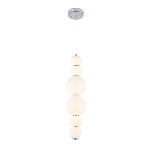 SL1583.103.01 Светильник подвесной ST-Luce Хром/Белый LED 1*24W 3000K