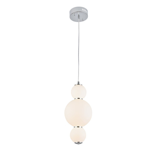 SL1583.113.01 Светильник подвесной ST-Luce Хром/Белый LED 1*12W 3000K