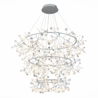 SL379.103.486 Люстра подвесная ST-Luce Серебристый/Белый LED 486*0,5W 3500K