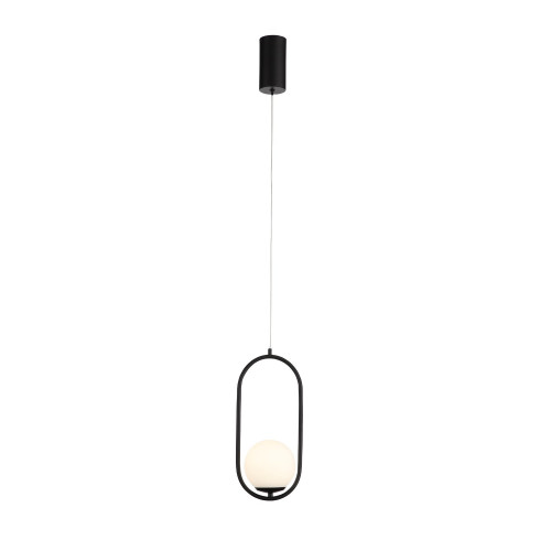SL395.403.01 Подвес ST-Luce Черный/Белый LED 1*8W 4000K