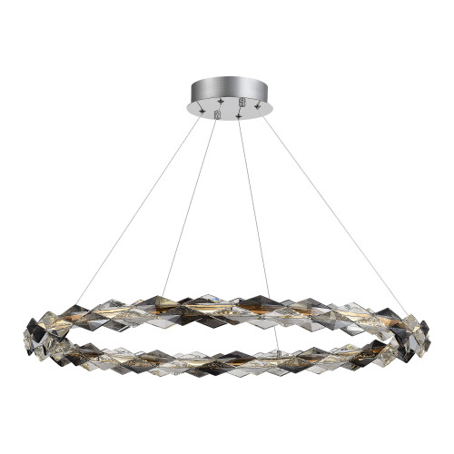 SL6009.113.01 Люстра подвесная ST-Luce Золотистый/Прозрачно-Дымчатый LED 1*30W 3000K