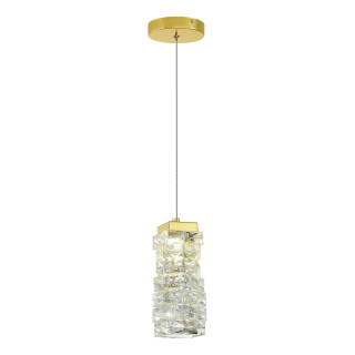 SL6010.203.08 Подвес ST-Luce Золотистый/Прозрачный LED 1*8W
