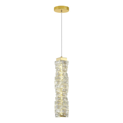 SL6010.203.15 Подвес ST-Luce Золотистый/Прозрачный LED 1*15W