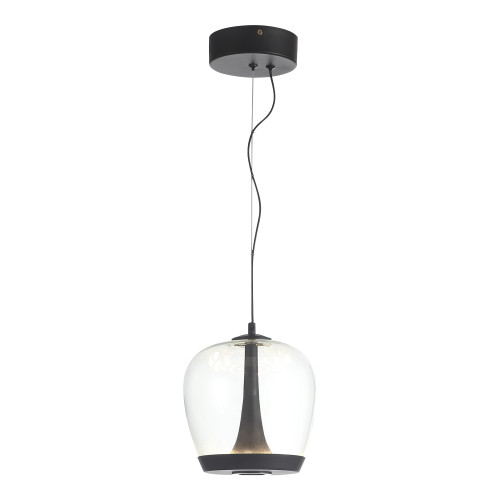 SL6014.423.01 Светильник подвесной ST-Luce Черный/Прозрачный, Черный LED 1*17W 3000K