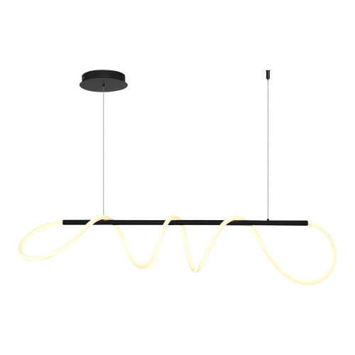 SL6102.403.45 Светильник подвесной ST-Luce Черный/Белый LED 1*45W 3000K