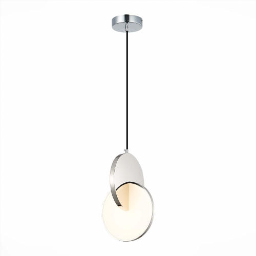 SL6107.113.01 Светильник подвесной ST-Luce Хром/Белый Хром LED 1*12W 3000K