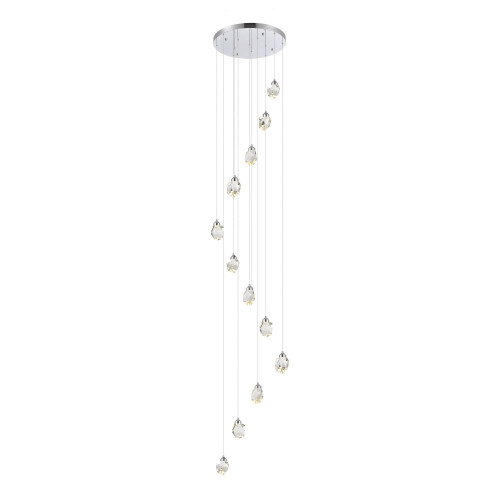 SL6114.103.12 Светильник подвесной ST-Luce Хром/Прозрачный LED 12*3W 3000K