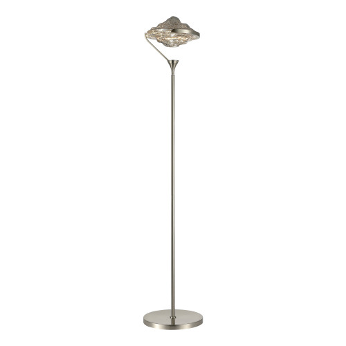 SL6115.105.01 Торшер ST-Luce Никель/Дымчато-Серый LED 1*19W 3000K