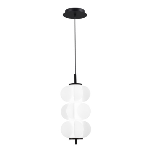 SL6121.403.01 Светильник подвесной ST-Luce Черный/Белый LED 1*9W 3000K