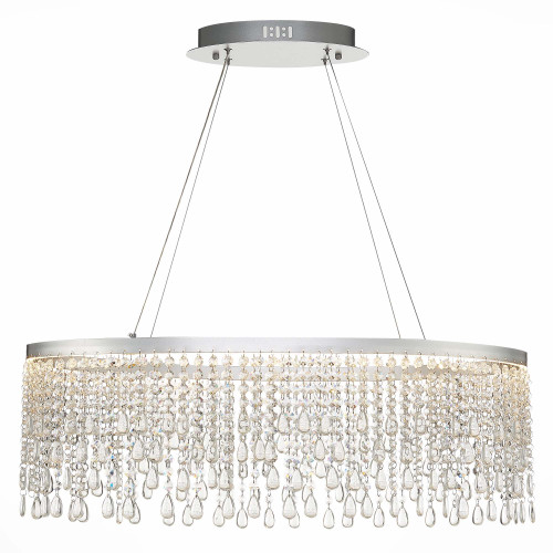 SL6201.103.37 Люстра подвесная ST-Luce Серебристый/Прозрачный LED 1*37W 3000K/4000K/6000K