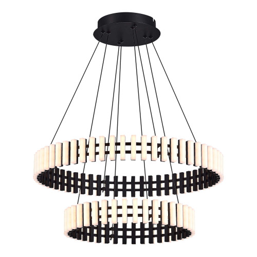 SL6203.403.65 Люстра подвесная ST-Luce Черный/Белый LED 1*65W 3000K