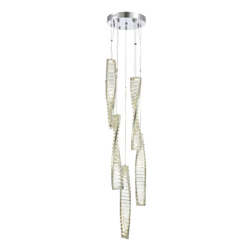 SL6205.103.05 Светильник подвесной ST-Luce Хром/Прозрачный LED 1*55W 3000K