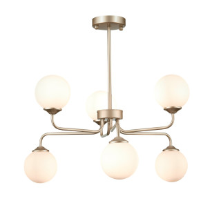 SLE106203-06 Светильник подвесной ST-Luce Золотистый/Белый G9 LED 6*5W