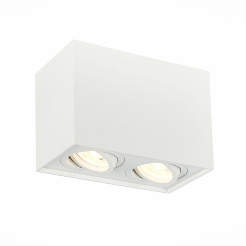 ST109.507.02 Светильник потолочный Белый GU10 2*50W  L181xW100xH123 220V Без ламп