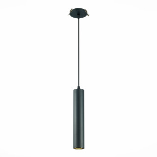 ST151.408.01 Встраиваемый подвесной светильник Черный GU10 1*50W  IP20 D54xH290 220V Без ламп