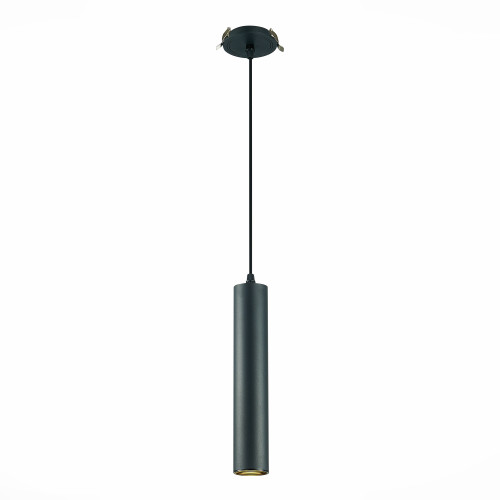 ST151.408.01 Встраиваемый подвесной светильник Черный GU10 1*50W  IP20 D54xH290 220V Без ламп