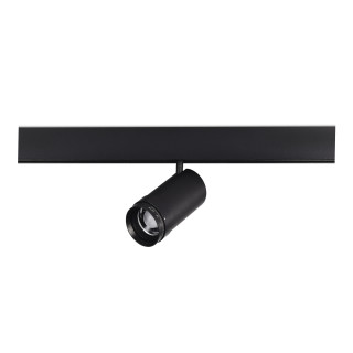 ST357.436.20 Магнитный трековый светильник ZOOM Черный LED 1*20W 3000K Lm Ra90 10-55° IP20 D60xH170