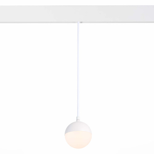 ST358.533.07 Магнитный трековый светильник подвесной Белый LED 1*7W 3000K 520Lm Ra>80 120° IP20 D90x