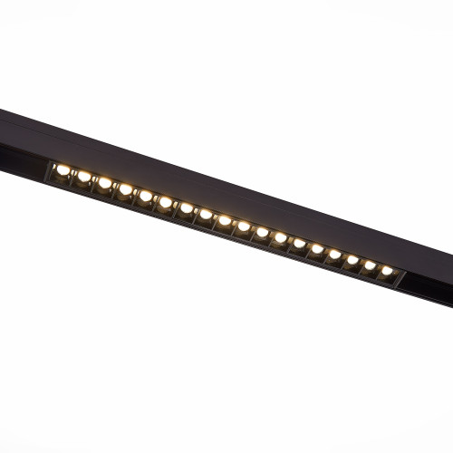 ST361.446.18 Магнитный трековый светильник Черный LED 1*18W 4000K 1 407Lm Ra>90 36° IP20 L331xW22xH4