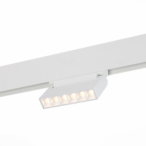 ST364.536.06 Магнитный трековый светильник белый LED 1*6W 3000K 532Lm Ra>80 36° IP20 L120xW22xH108 4