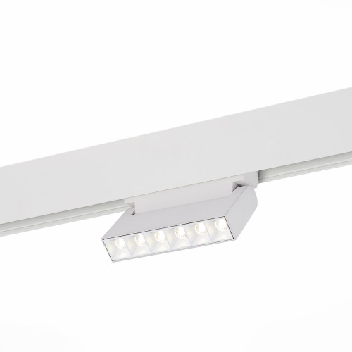 ST364.546.06 Магнитный трековый светильник белый LED 1*6W 4000K 532Lm Ra>80 36° IP20 L120xW22xH108 4