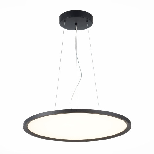 ST602.443.56 Светильник подвесной Черный LED 1*56W 4000K 5 040Lm Ra>80 120 IP20 D600xH36 185-265V