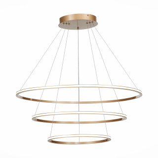ST604.243.114 Светильник подвесной ST-Luce Золотистый/Белый LED 1*114W 4000K