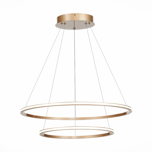 ST604.243.56 Светильник подвесной ST-Luce Золотистый/Белый LED 1*56W 4000K