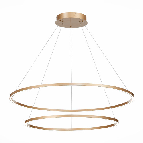 ST605.243.91 Светильник подвесной ST-Luce Золотистый/Белый LED 1*91W 4000K