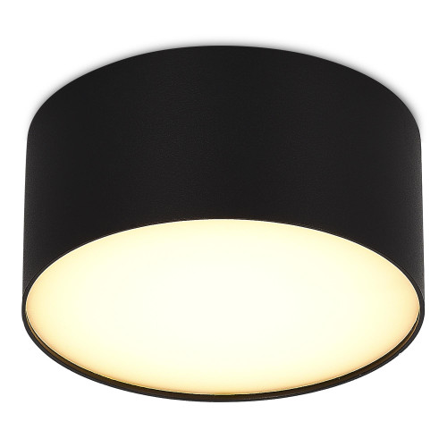 ST606.432.12 Светильник потолочный Черный LED 1*12W 3000K 1 080Lm Ra>85 120° IP20 D120xH55 185-265V