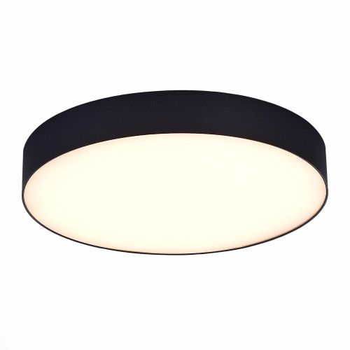 ST606.432.48 Светильник потолочный Черный LED 1*48W 3000K 4 320Lm Ra>85 120° IP20 D400xH55 185-265V