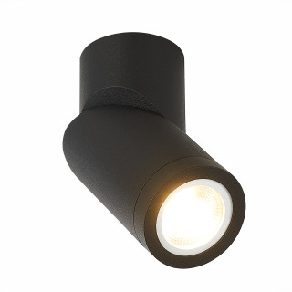 ST650.402.01 Светильник потолочный Черный GU10 1*50W IP20 D62xH151 180-240V Без ламп