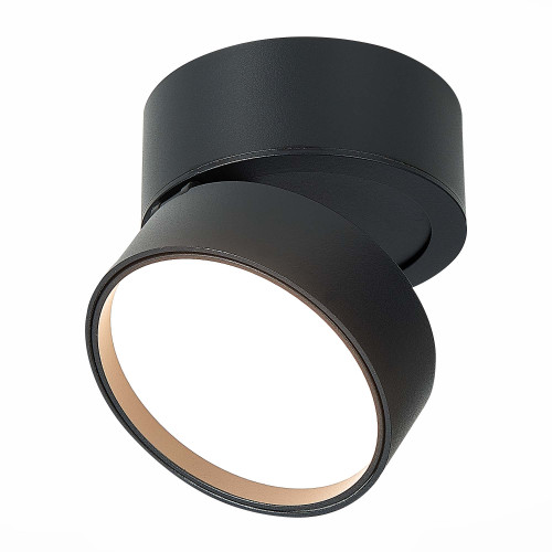 ST651.432.14 Светильник потолочный поворотный Черный LED 1*14W 3000K 1 100Lm Ra>90 120° IP20 D105xH8