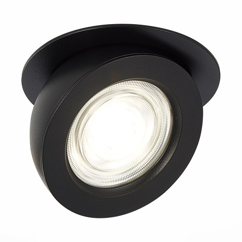 ST654.448.10 Св-к встр. Черный LED 1*10W 4000K 850Lm Ra>90 38° IP20 D109xH60 180-240V