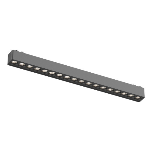 ST673.446.18 Магнитный трековый светильник Черный LED 1*18W 4000K 1 560Lm Ra>90 36° IP20 L338xW26xH2