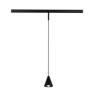 ST689.436.05 Магнитный трековый светильник Черный LED 1*5W 3000K Lm Ra>90 40° IP20 D80xH98 24V