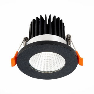 ST704.438.10 Св-к встр. Черный LED 1*10W 3000K 900Lm Ra>90 38° IP20 D80xH60 170-240V