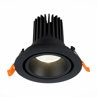 ST705.448.10 Св-к встр. Черный LED 1*10W 4000K 750Lm Ra>90 38° IP20 D102xH85 170-240V