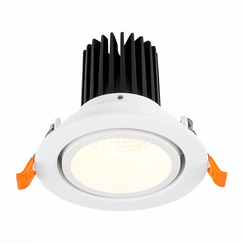 ST705.548.10 Св-к встр. Белый LED 1*10W 4000K 750Lm Ra>90 38° IP20 D102xH85 170-240V