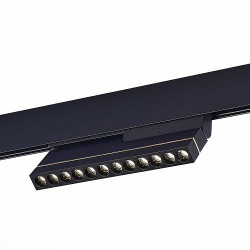 ST805.446.12 Магнитный трековый светильник Черный LED 1*12W 4000K 450Lm Ra>90 36° IP20 L220xW22xH117