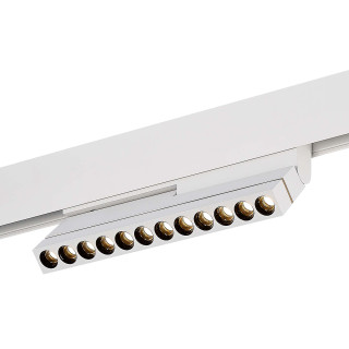 ST805.536.12 Магнитный трековый светильник Белый LED 1*12W 3000K 450Lm Ra>90 36° IP20 L220xW22xH117