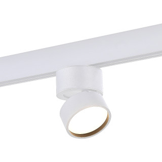 ST809.536.09 Магнитный трековый светильник Белый LED 1*9W 3000K 550Lm Ra>90 120° IP20 D85xH126 48V