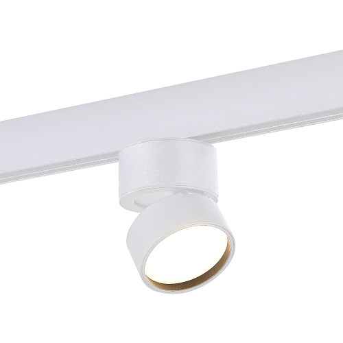 ST809.536.09 Магнитный трековый светильник Белый LED 1*9W 3000K 550Lm Ra>90 120° IP20 D85xH126 48V